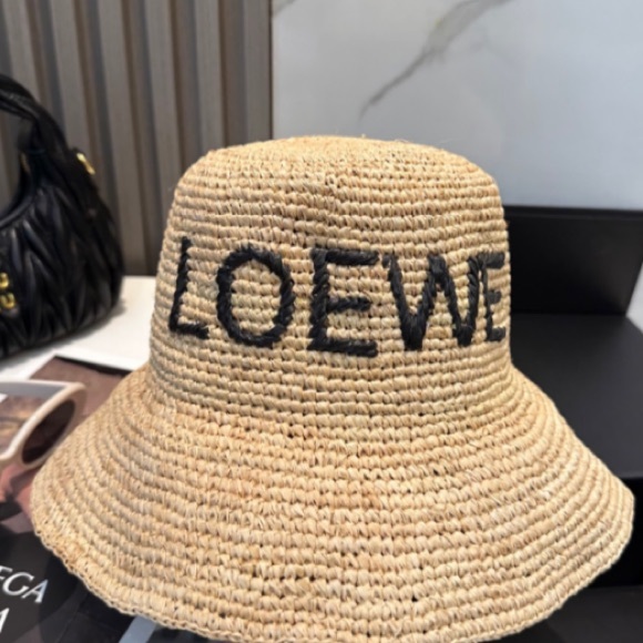 LOEWE Straw Hat 👒 Elegant Summer Hat - Picture 5 of 6